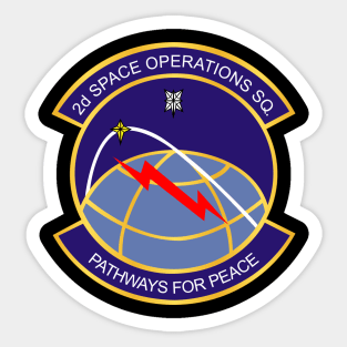 2d Space Operations Squadron wo Txt Sticker